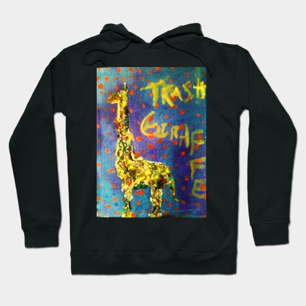 Trash Giraffe Hoodie by YaebaArts